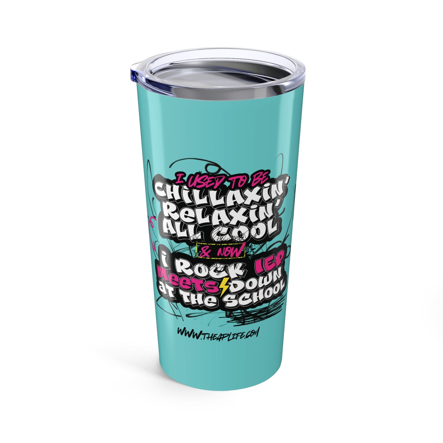 IEP Meets Fresh Prince Style - 20oz insluated coffee tumbler