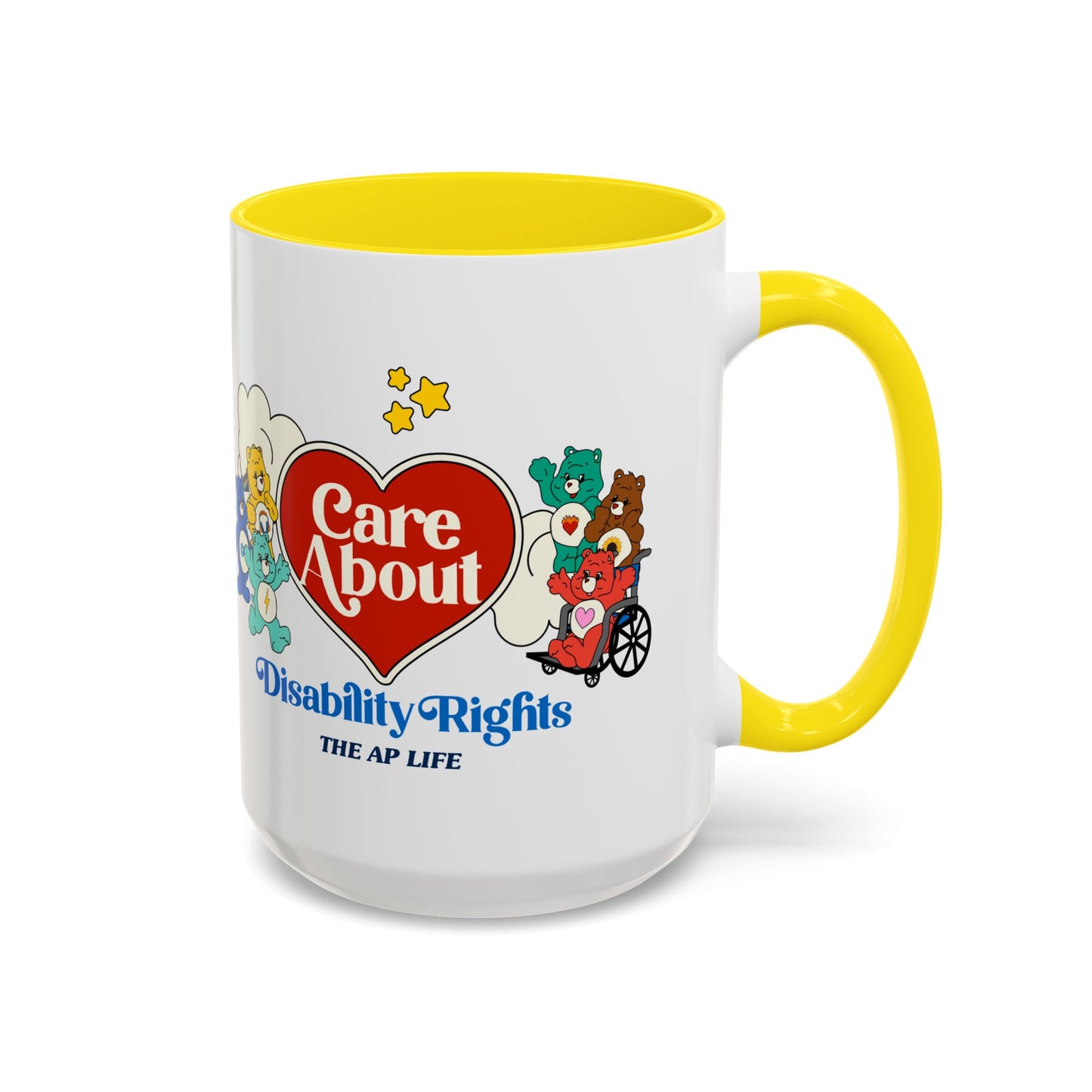 Care About Neurological Differences - Disability Rights - Accent Coffee Mug (11, 15oz)
