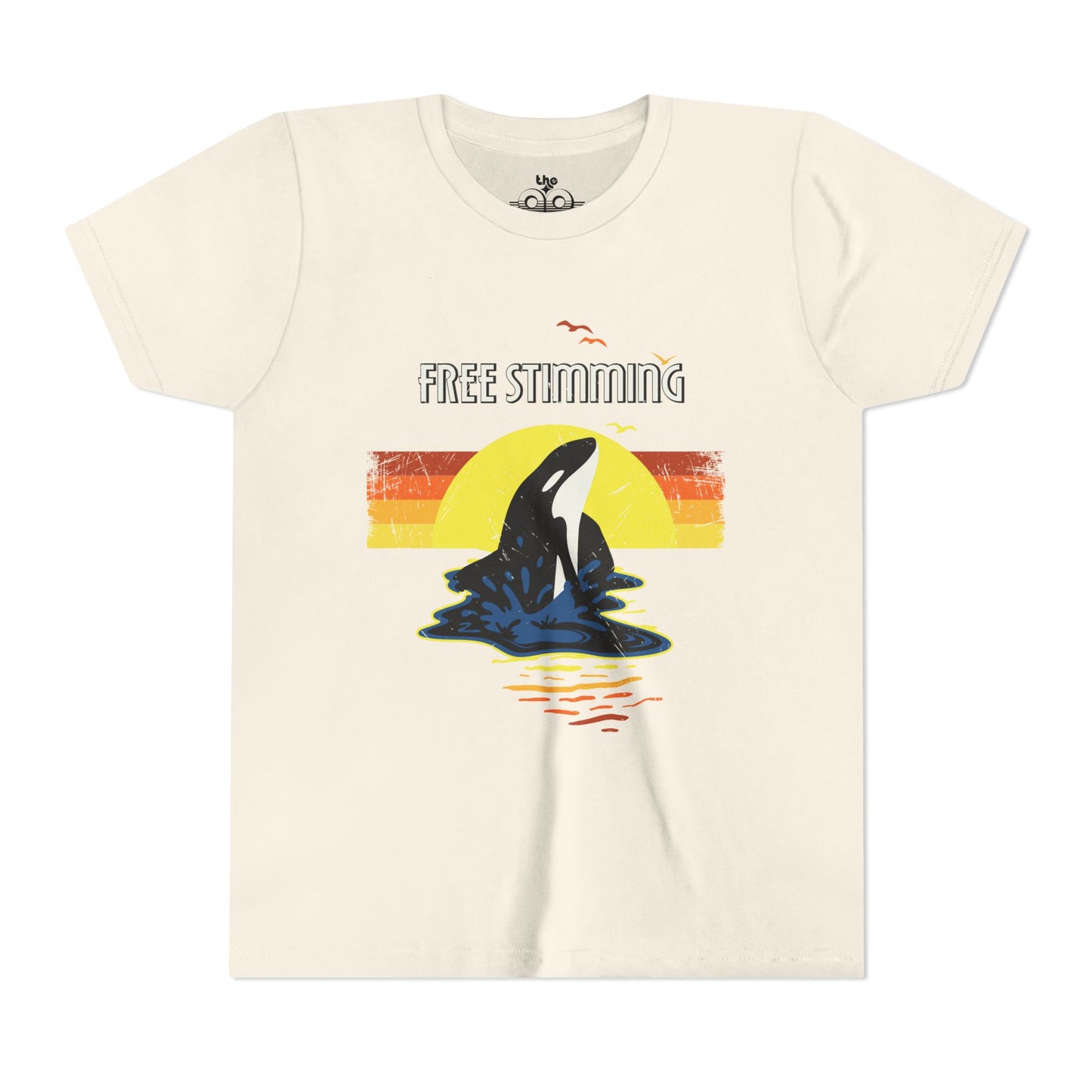 Free Stimming - Orca - Youth Unisex Short Sleeve Tee