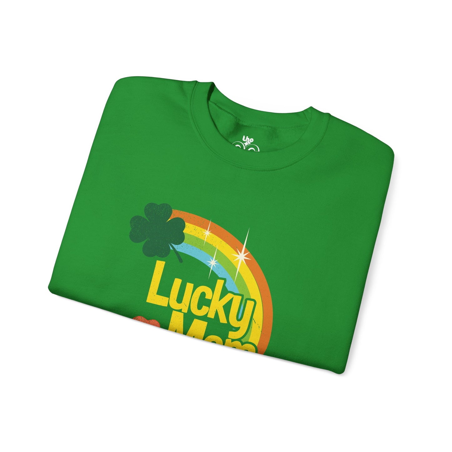 Lucky Mom to an Autistic Kid - Adult Unisex Heavy Blend™ Crewneck Sweatshirt