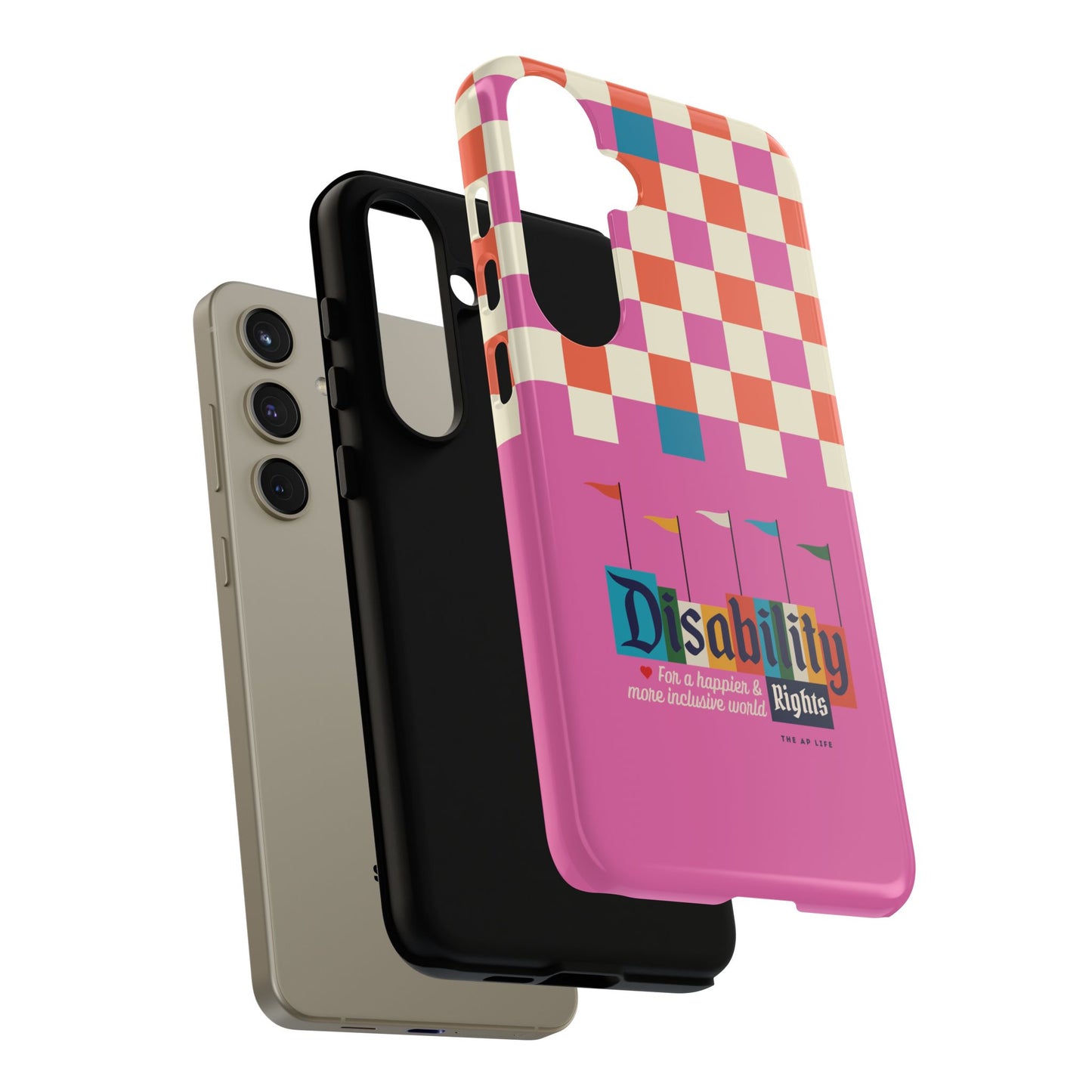 Disability Rights for a Happier & More Inclusive World - Android Phone Case for Google Pixel & Samsung Phones