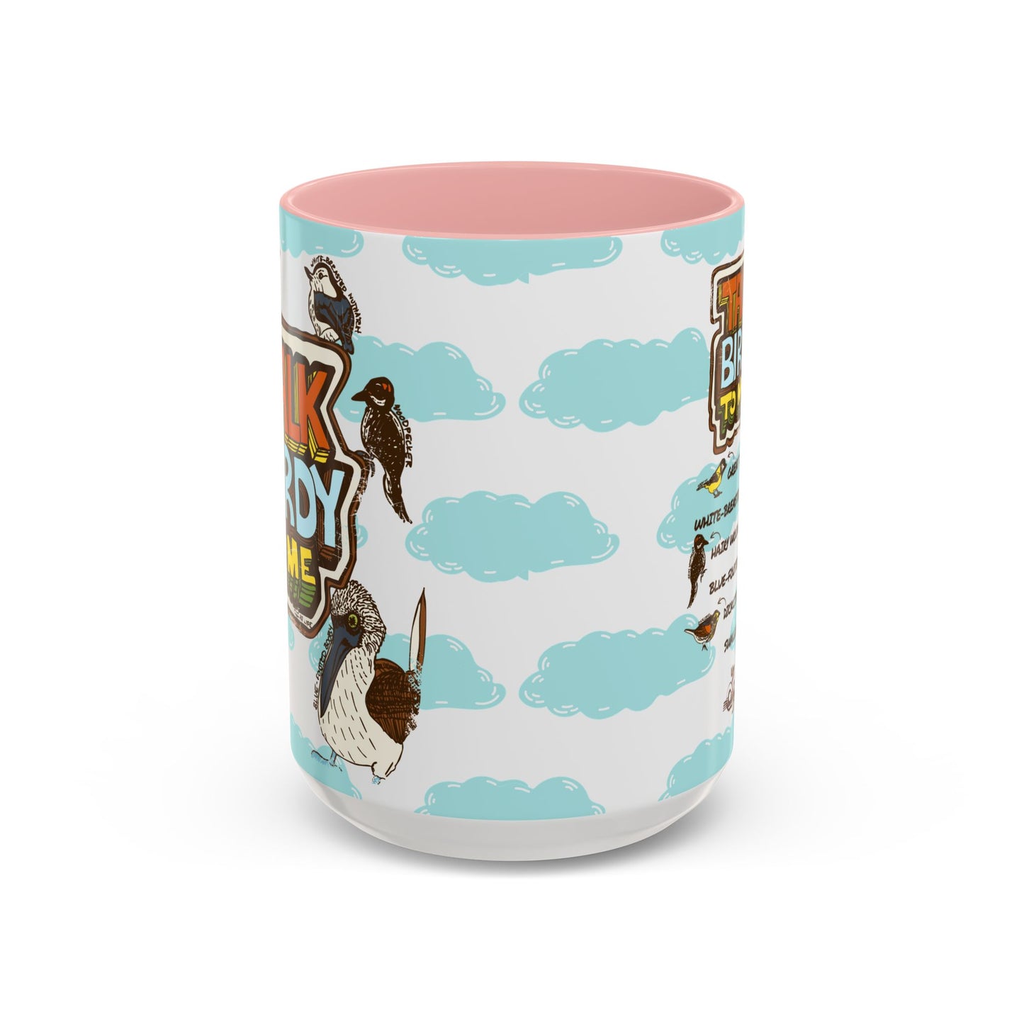 Talk Birdy to Me - Accent Coffee Mug (11, 15oz)