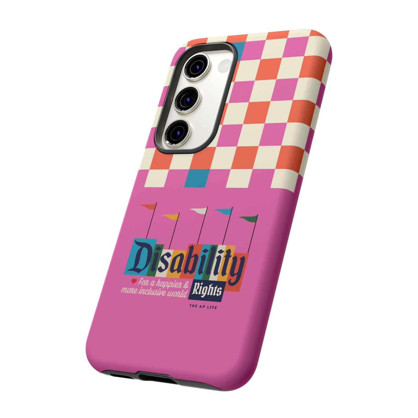 Disability Rights for a Happier & More Inclusive World - Android Phone Case for Google Pixel & Samsung Phones