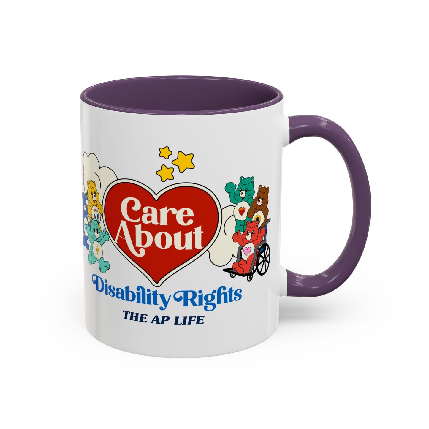 Care About Autism - Disability Rights - Accent Coffee Mug (11, 15oz)