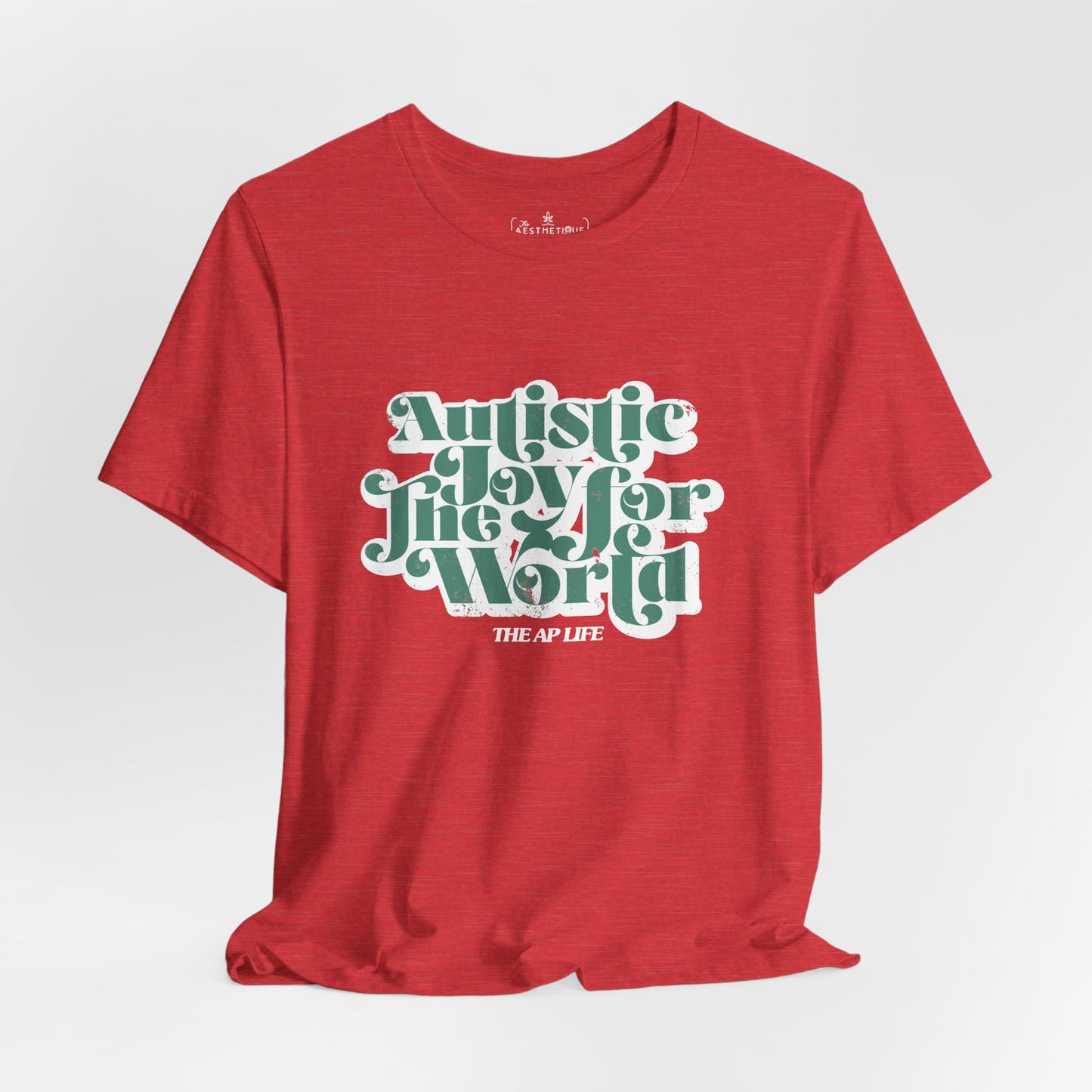 Autistic Joy for the World - Seasonal Style - Unisex Jersey Short Sleeve Tee