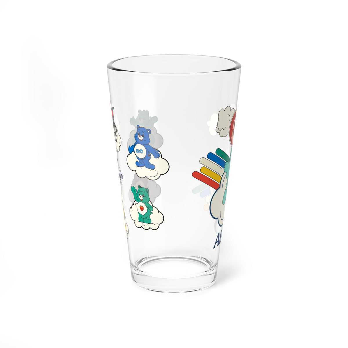 Care About ADHD - Drinking Glass, 16oz