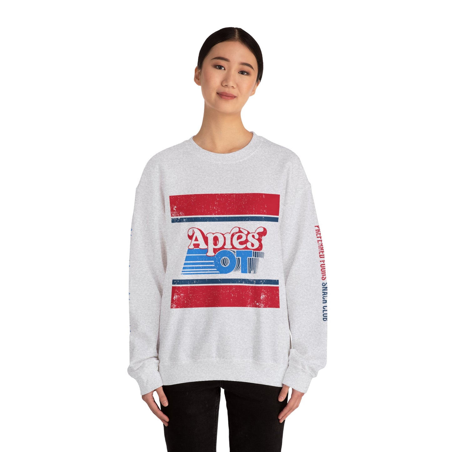 Après OT - Preferred Foods Snack Club - Adult Unisex Heavy Blend™ Crewneck Sweatshirt