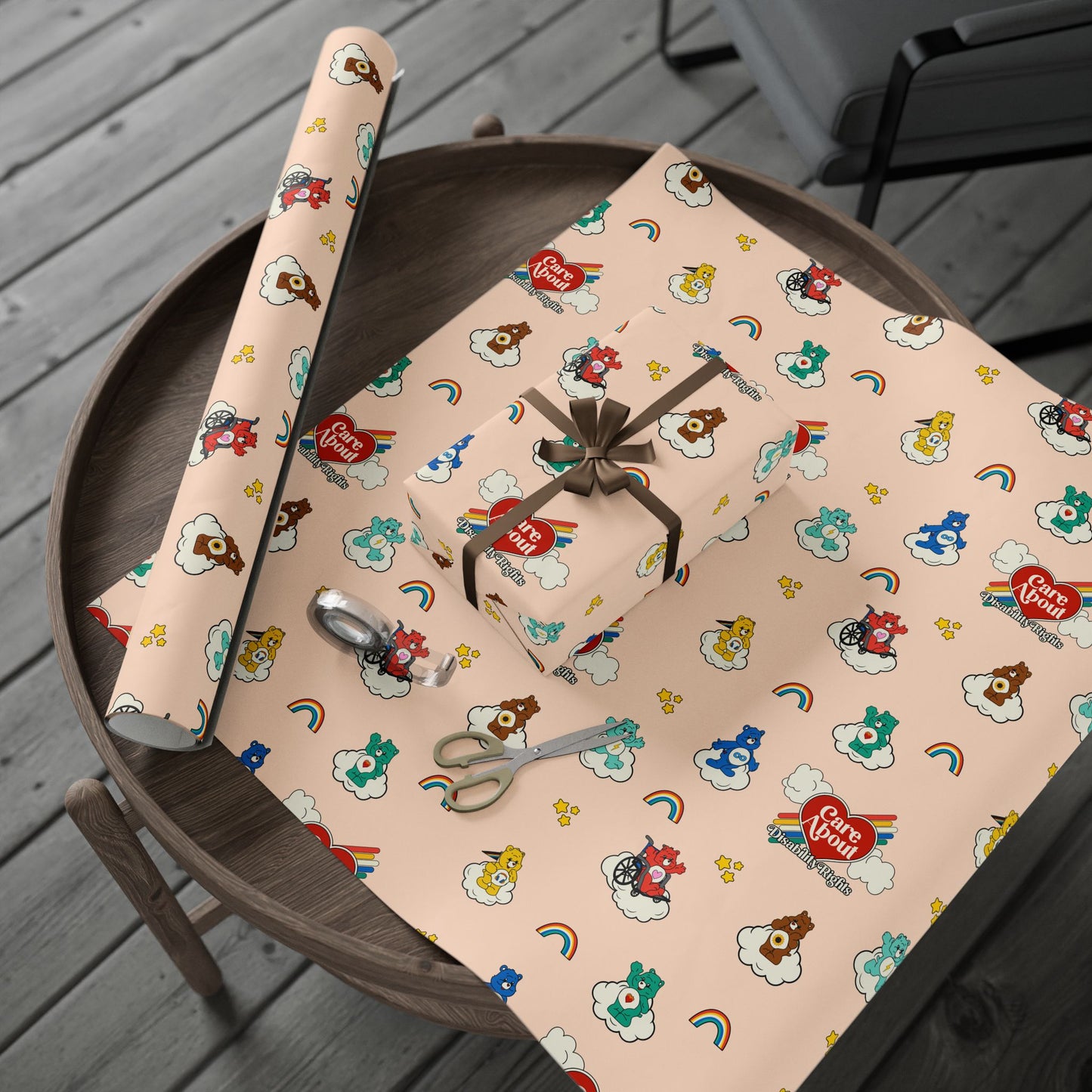 Care About Disability Rights - Wrapping Paper