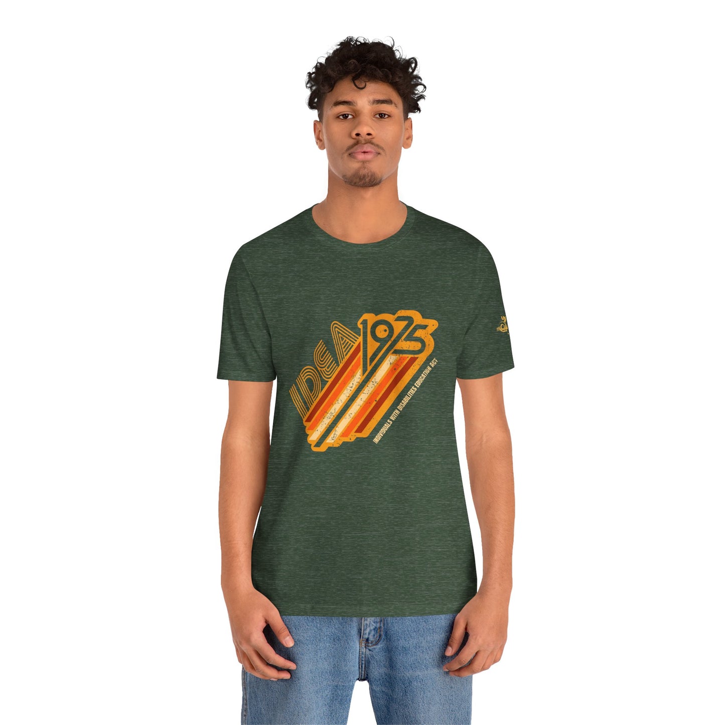 1975 IDEA - Individuals With Disabilities Education Act - Adult Unisex Jersey Short Sleeve Tee