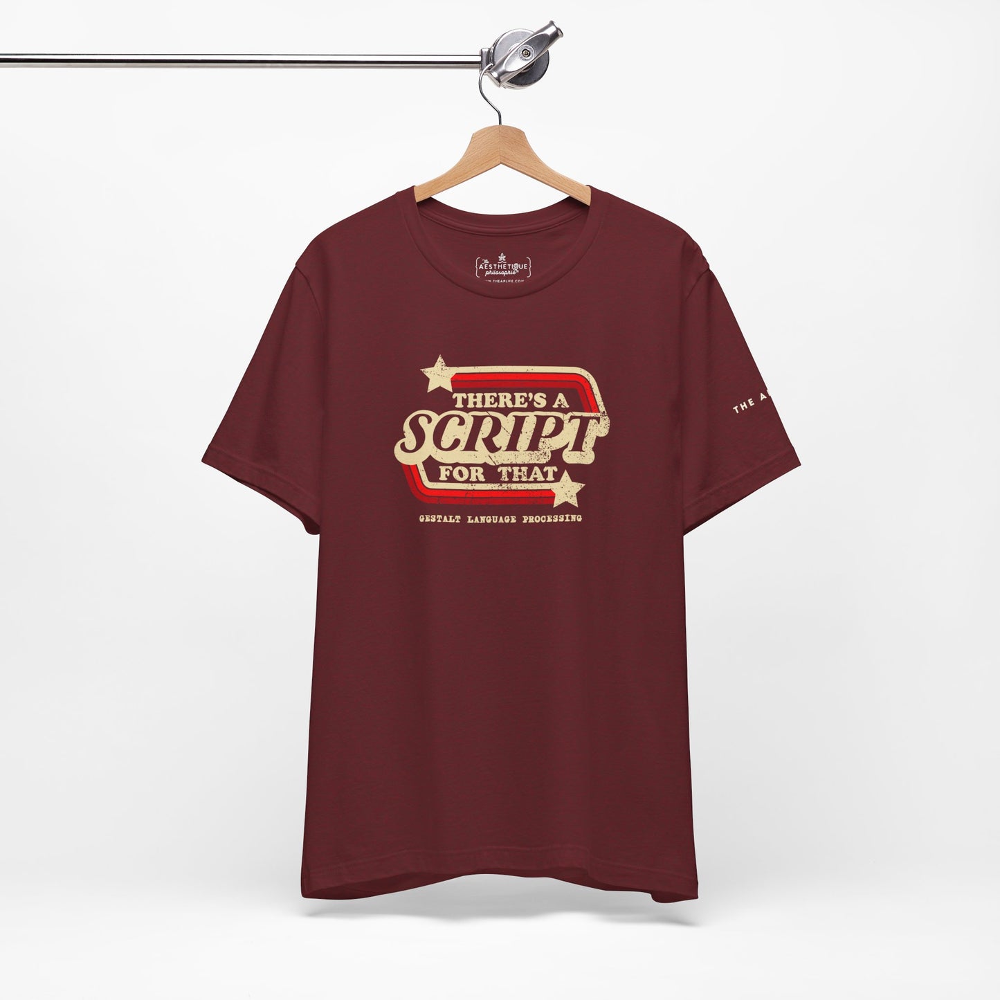 Vintage Script Graphic Tee - Perfect for Casual Wear