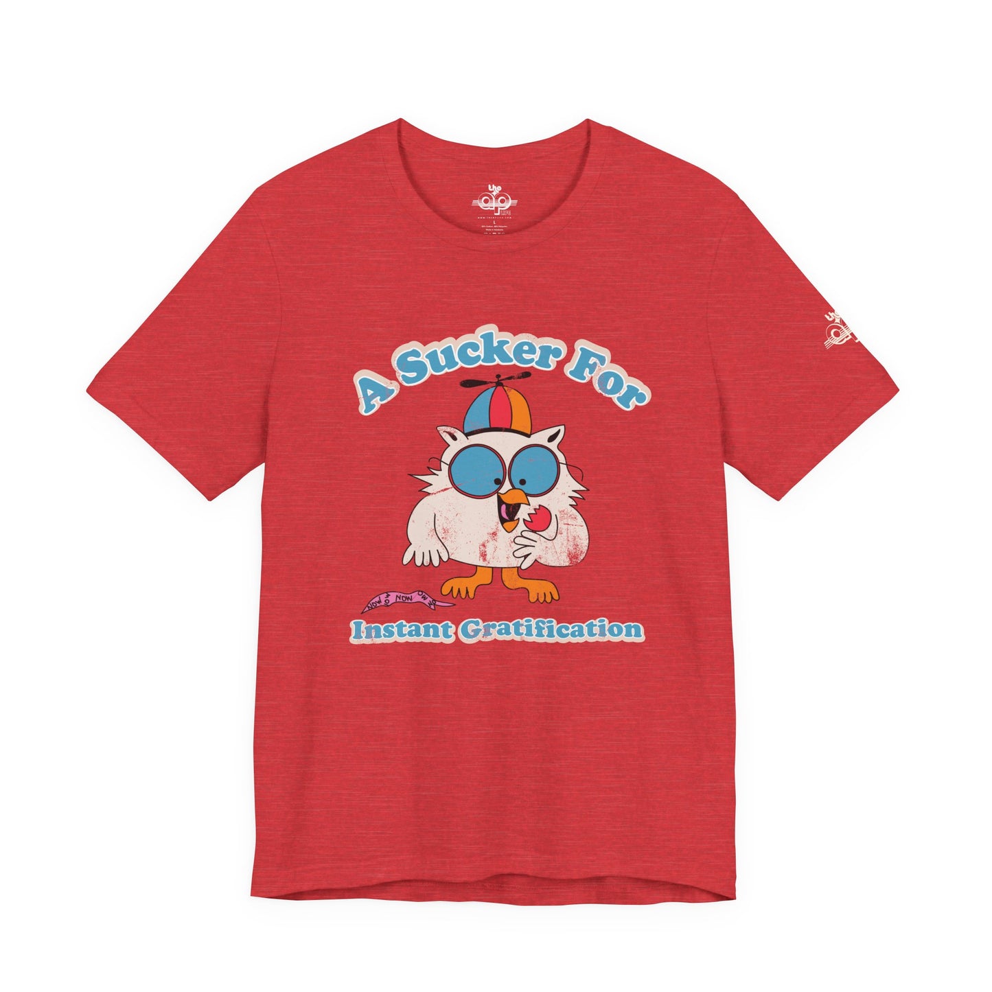 A Sucker for Instant Gratification - Adult Unisex Jersey Short Sleeve Tee