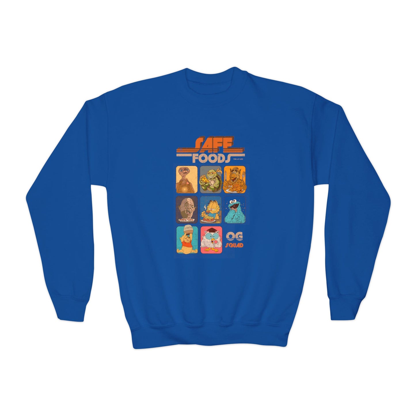 Safe Foods - OG Squad - Youth Unisex Crewneck Sweatshirt