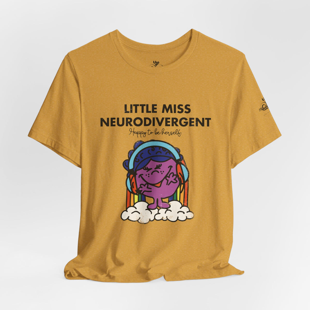 Little Miss Neurodivergent -Adult Unisex Jersey Short Sleeve Tee