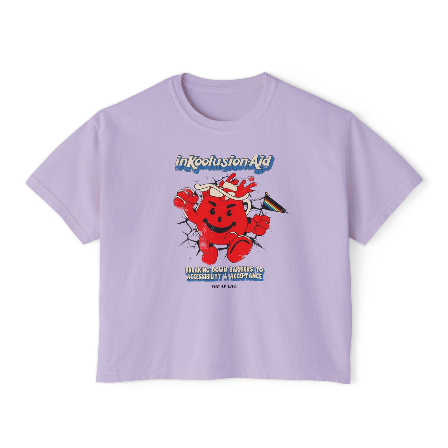 InKoolusion Aid - Breaking Down Barriers to Accessibility & Acceptance - Women's Boxy Tee