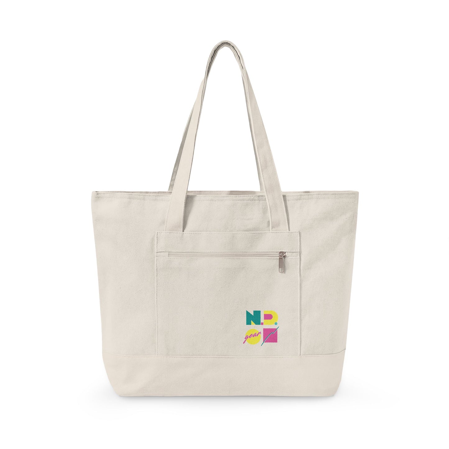 N.D. Gear - Fidgets, Snacks, Devices - Zippered Canvas Tote