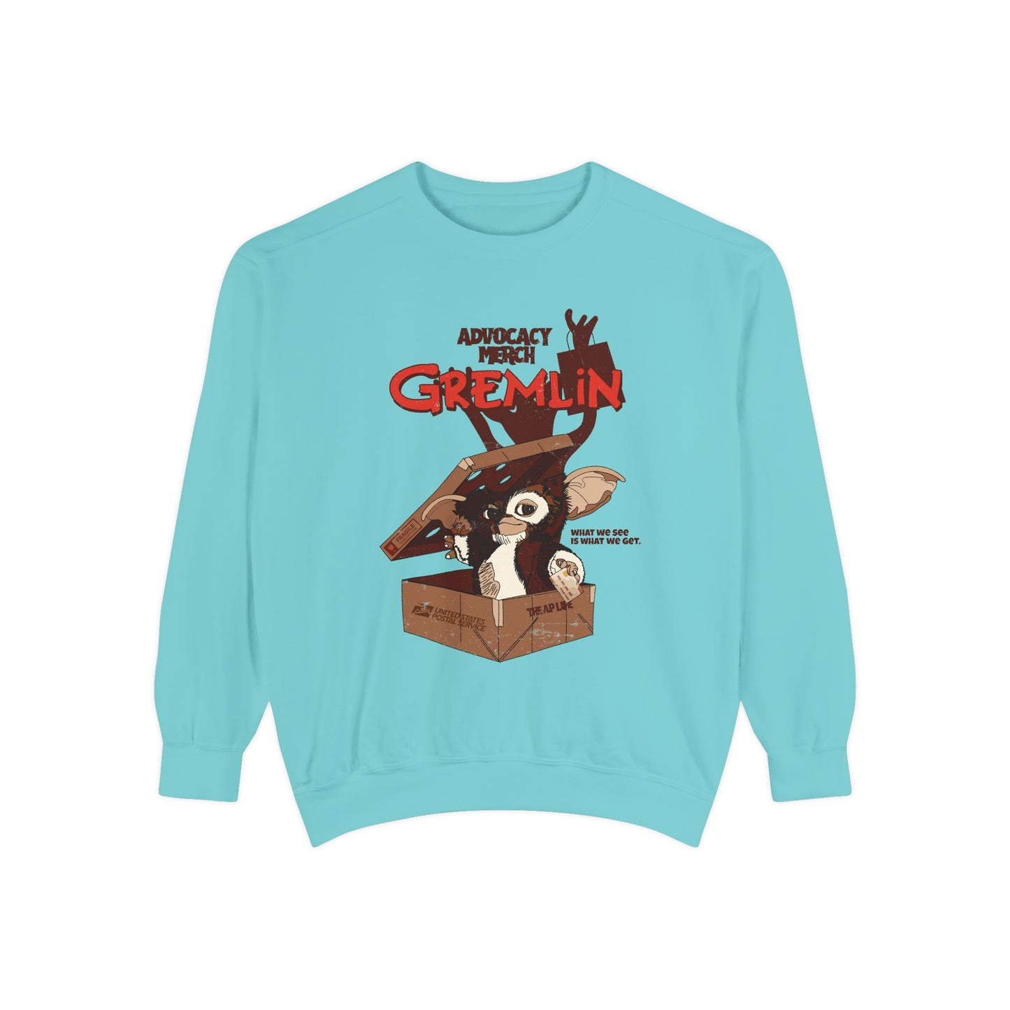 Advocacy Merch Gremlin - Adult Unisex Garment-Dyed Sweatshirt