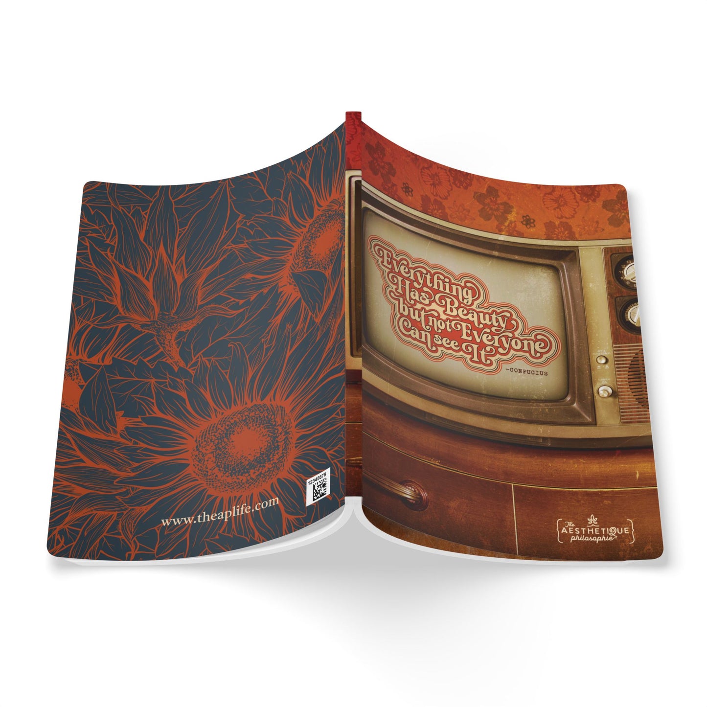 Everything has Beauty but not Everyone can see it - Confucius Quote - Softcover Journal (with Inside Prints)