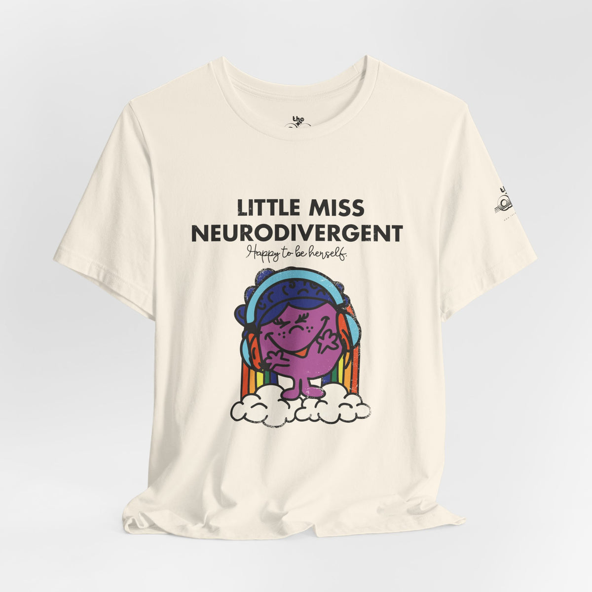 Little Miss Neurodivergent -Adult Unisex Jersey Short Sleeve Tee