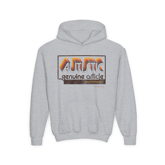 Autistic - Genuine Article - The OG Since Day 1 - Youth Unisex Hoodie