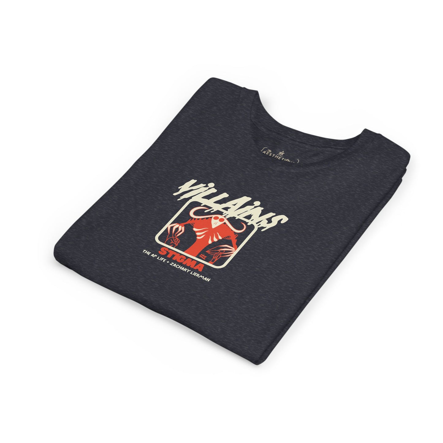 Villains of The Autistic Community Series - Stigma - Zachary Lierman - Youth Unisex Jersey Tee