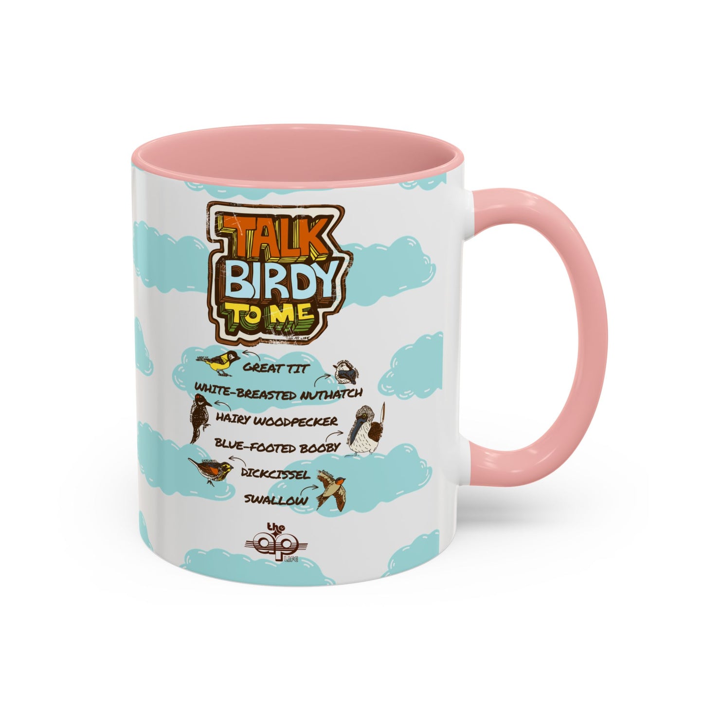 Talk Birdy to Me - Accent Coffee Mug (11, 15oz)