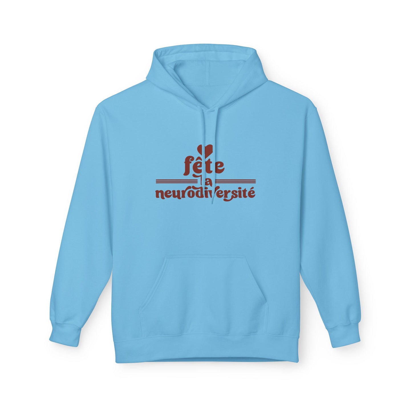 Fête la Neurodiversité Celebrate Neurodiversity - Unisex Softstyle Fleece Hoodie