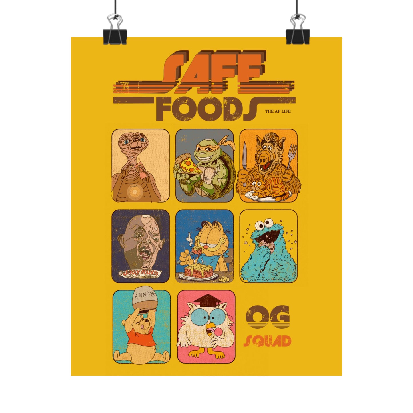 Safe Foods OG Squad - Matte Vertical Posters