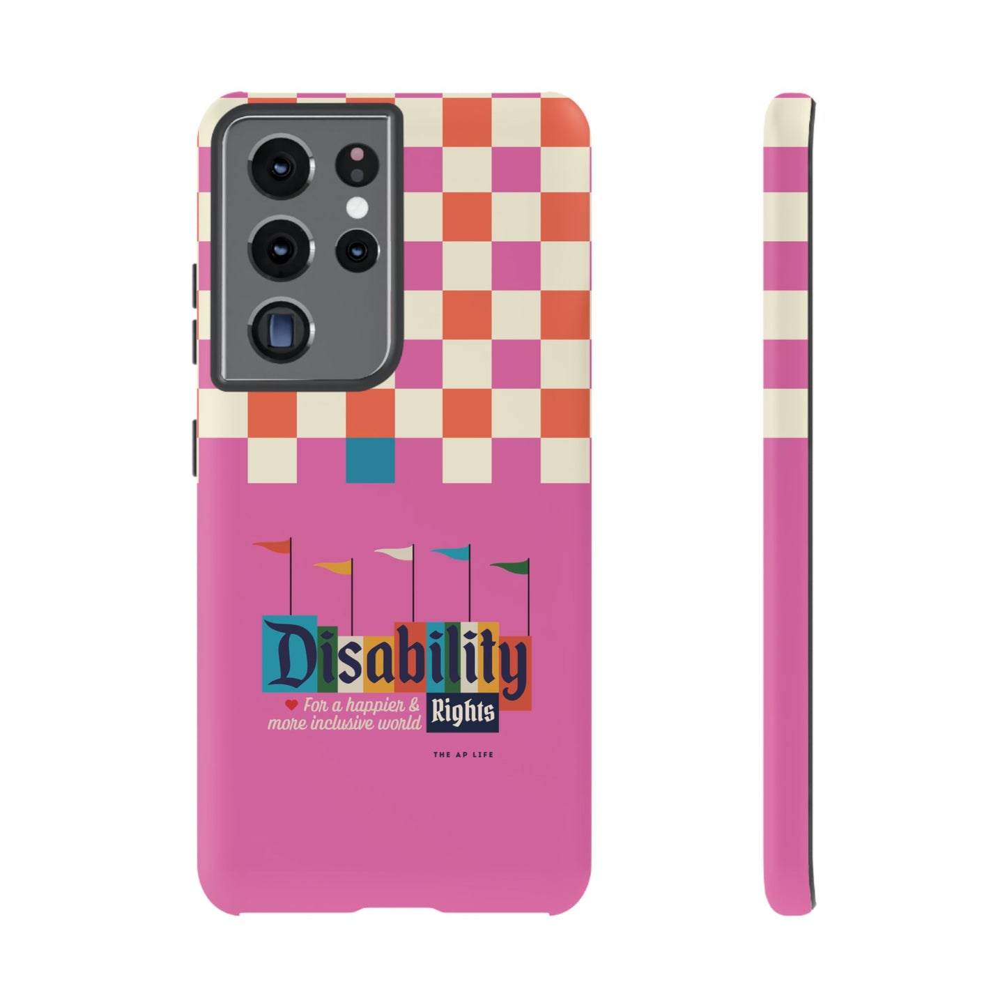 Disability Rights for a Happier & More Inclusive World - Android Phone Case for Google Pixel & Samsung Phones