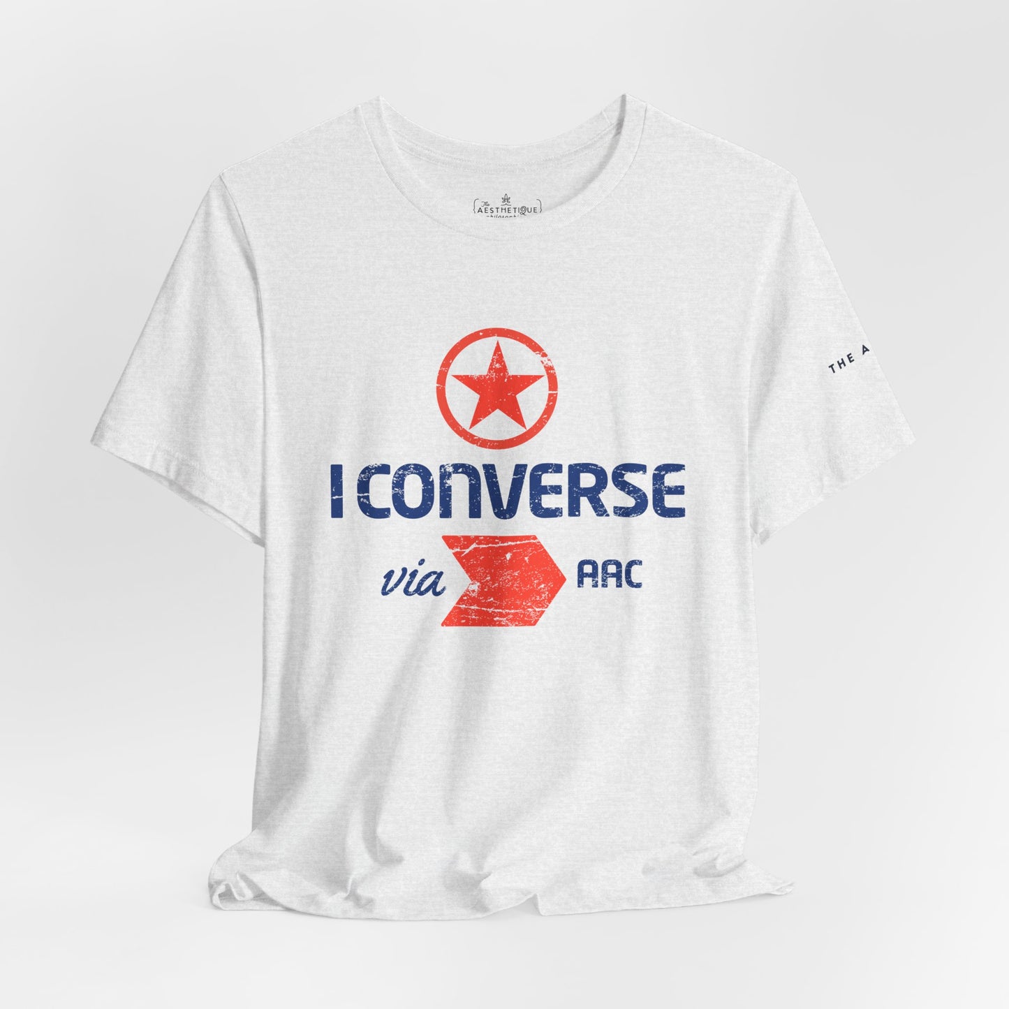 I Converse Via AAC - Unisex Jersey Short Sleeve Tee