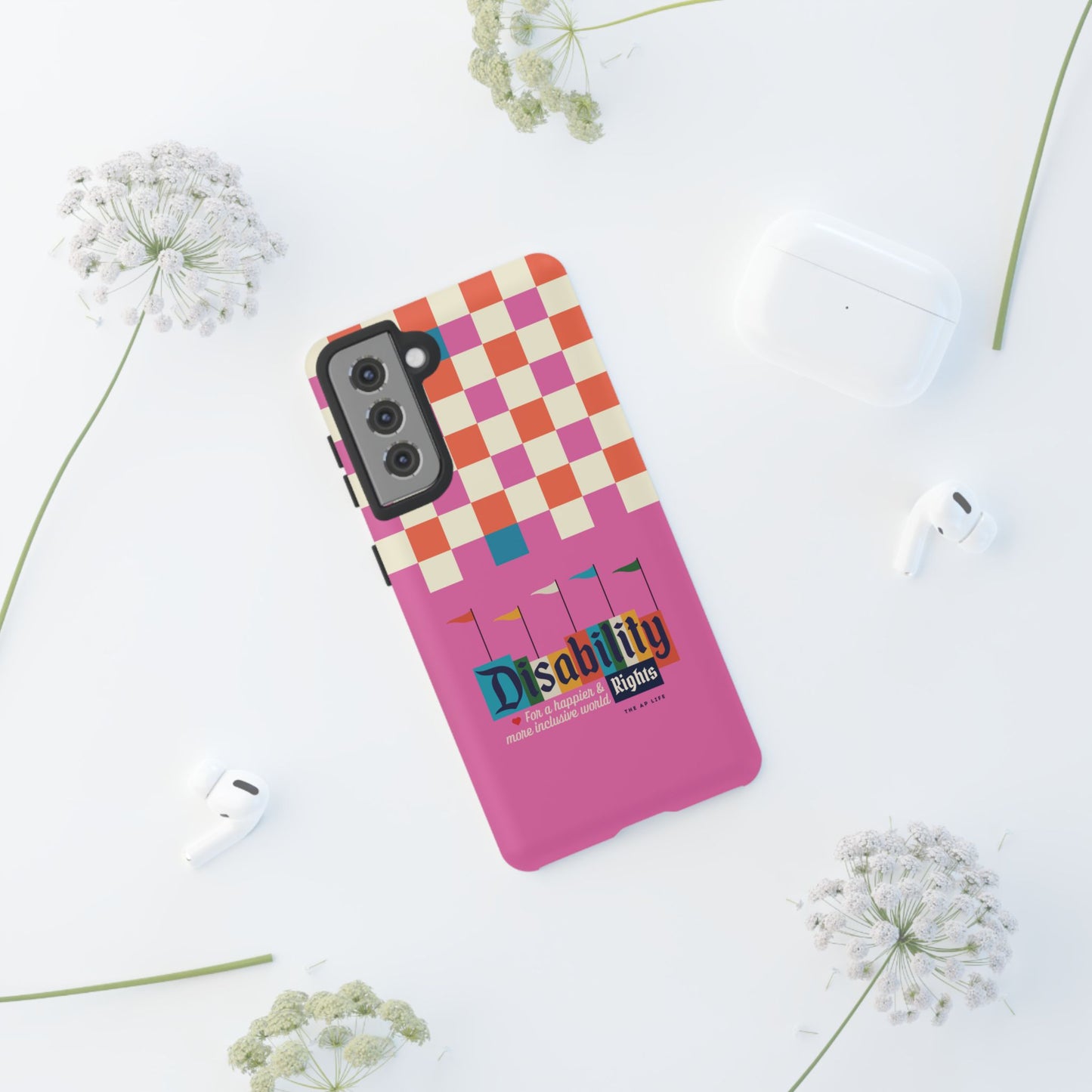 Disability Rights for a Happier & More Inclusive World - Android Phone Case for Google Pixel & Samsung Phones