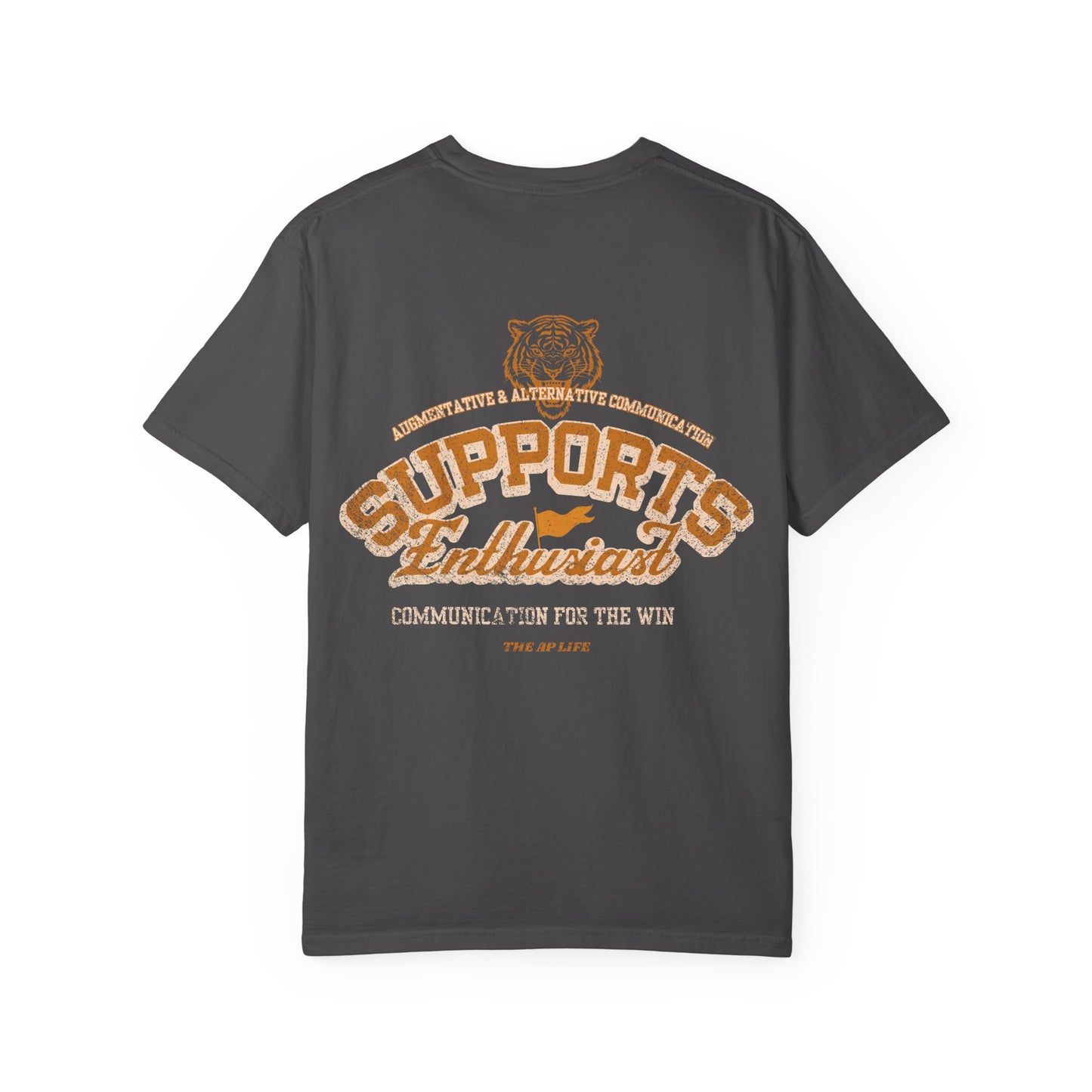 AAC Supports Team Enthusiast - Communication for the Win - Adult Unisex Tee