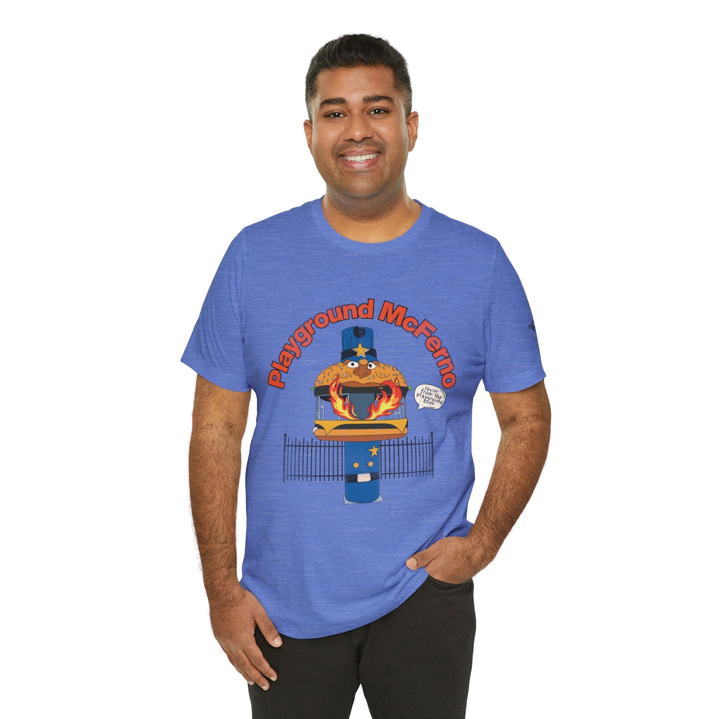 Playground McFerno - Lovin' From the Playground Oven - Adult Unisex Jersey Short Sleeve Tee