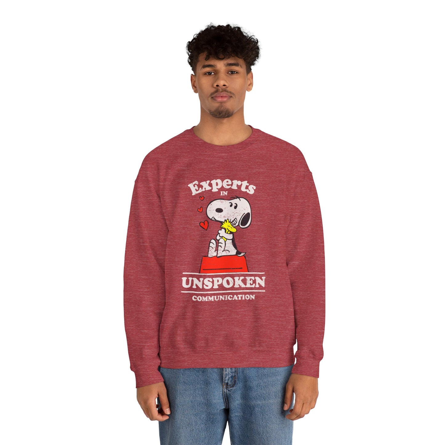 Experts in Unspoken Communication - Adult Unisex Heavy Blend™ Crewneck Sweatshirt
