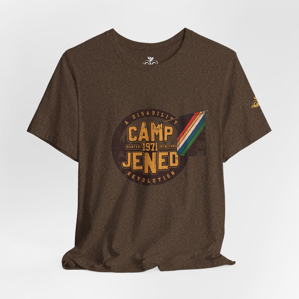 Camp Jened 1971 - A Disability Revolution - Adult Unisex Jersey Short Sleeve Tee