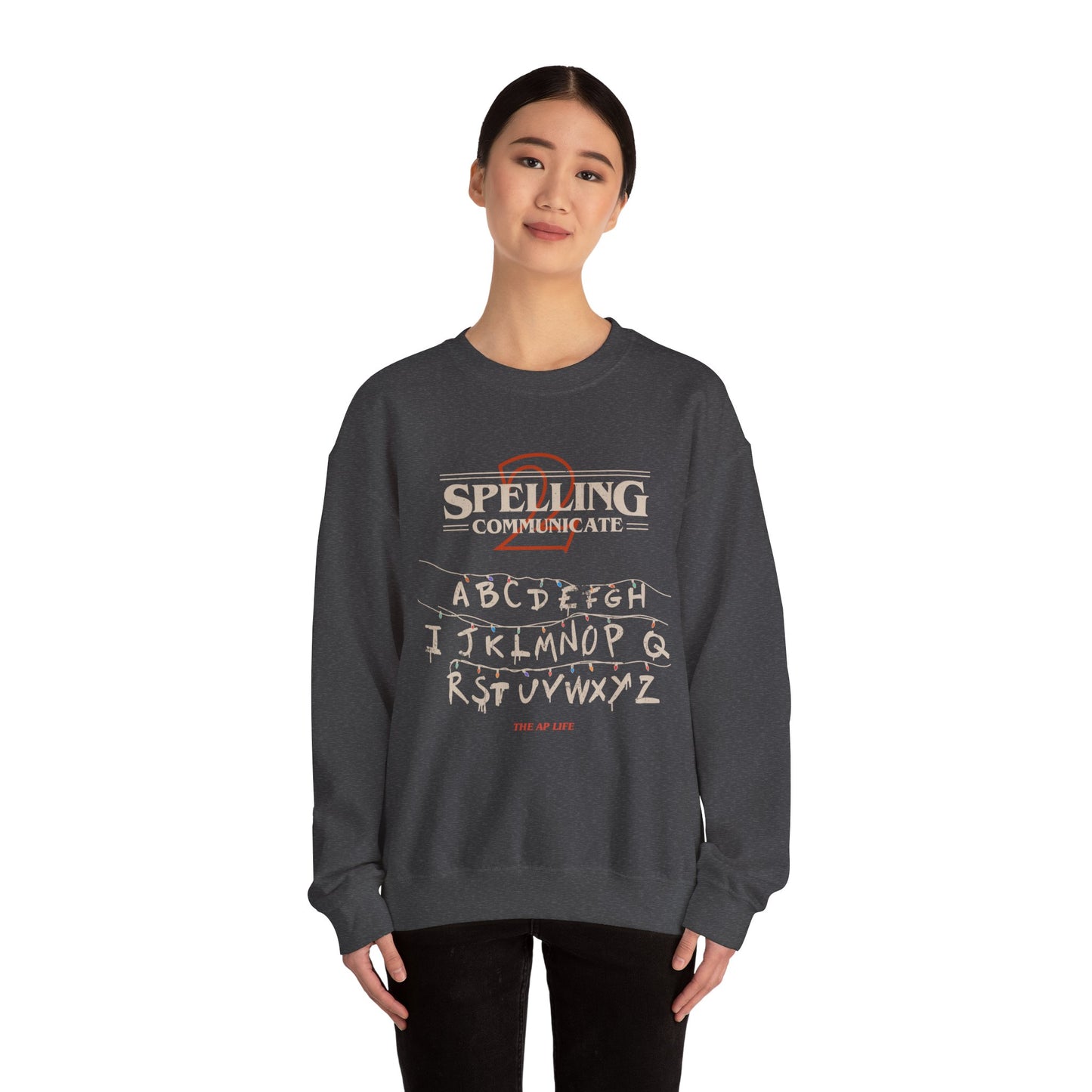 Spelling to Communicate - S2C - Adult Unisex Heavy Blend™ Crewneck Sweatshirt