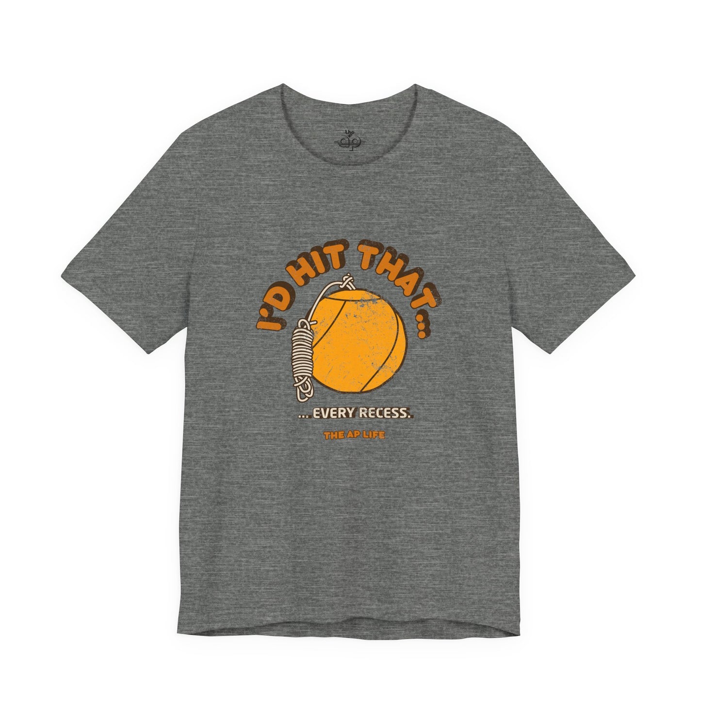 I'd Hit That Every Recess - Adult Unisex Jersey Short Sleeve Tee