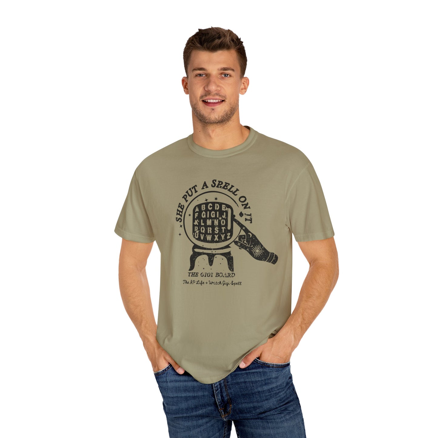 She Put a Spell on it - The Gigi Board - Adult Unisex Tee - Watch Gigi Spell Fundraiser