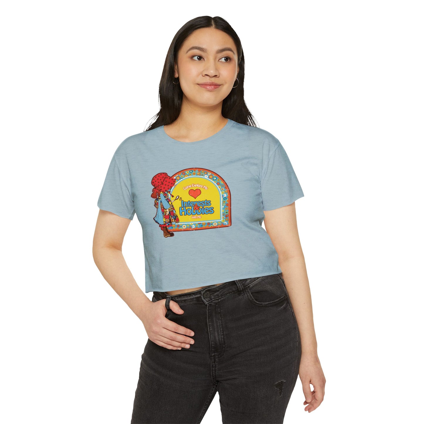 Come Explore my Interests & Hobbies with me - Women's Festival Cropped Tee