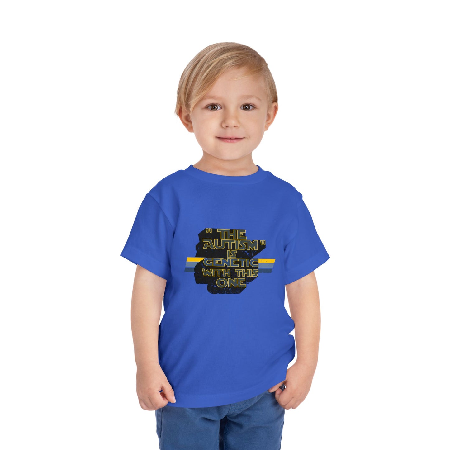 "The Autism" is Genetic with This One - Toddler Unisex Tee