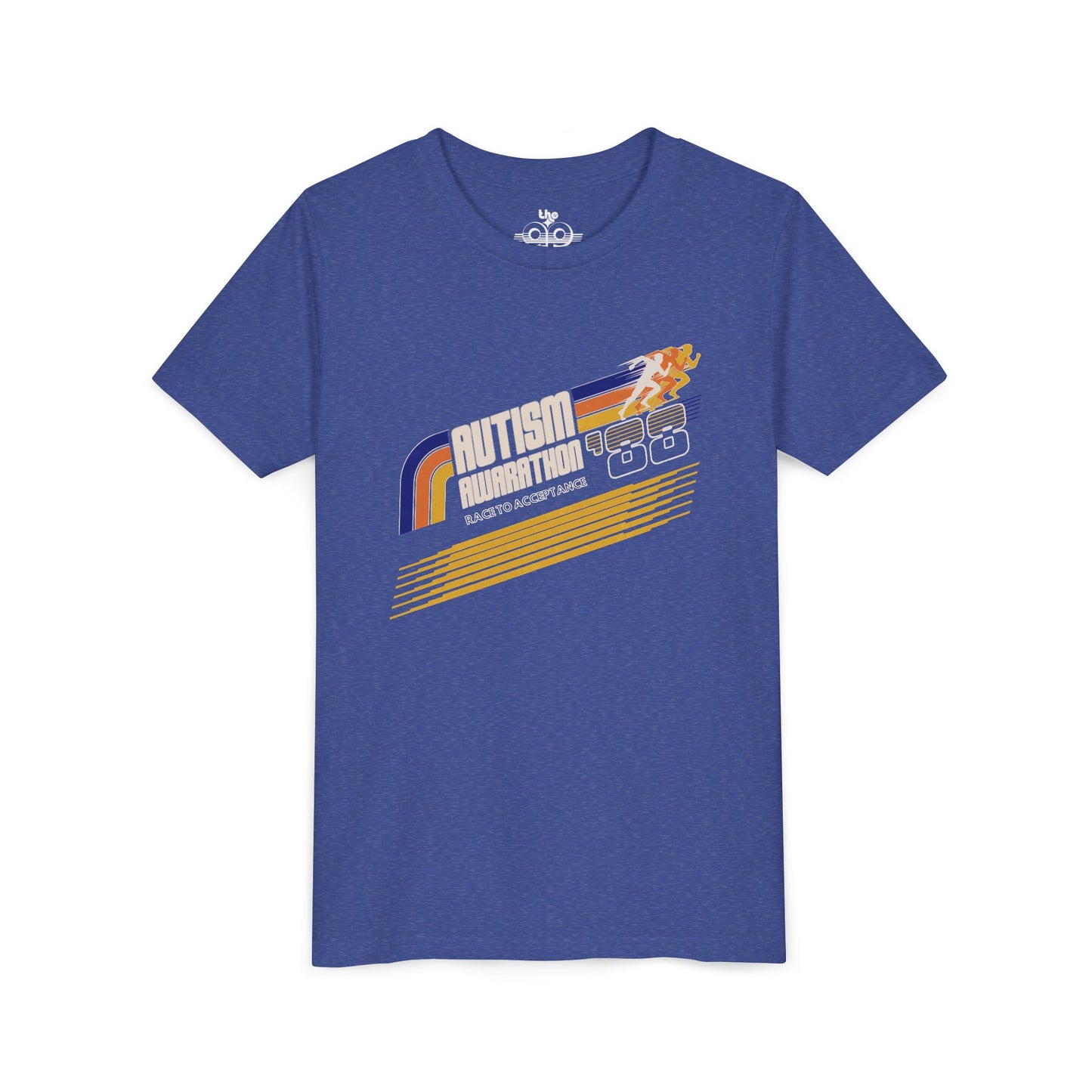 Autism Awarathon - Race to Acceptance - Youth Unisex Short Sleeve Tee