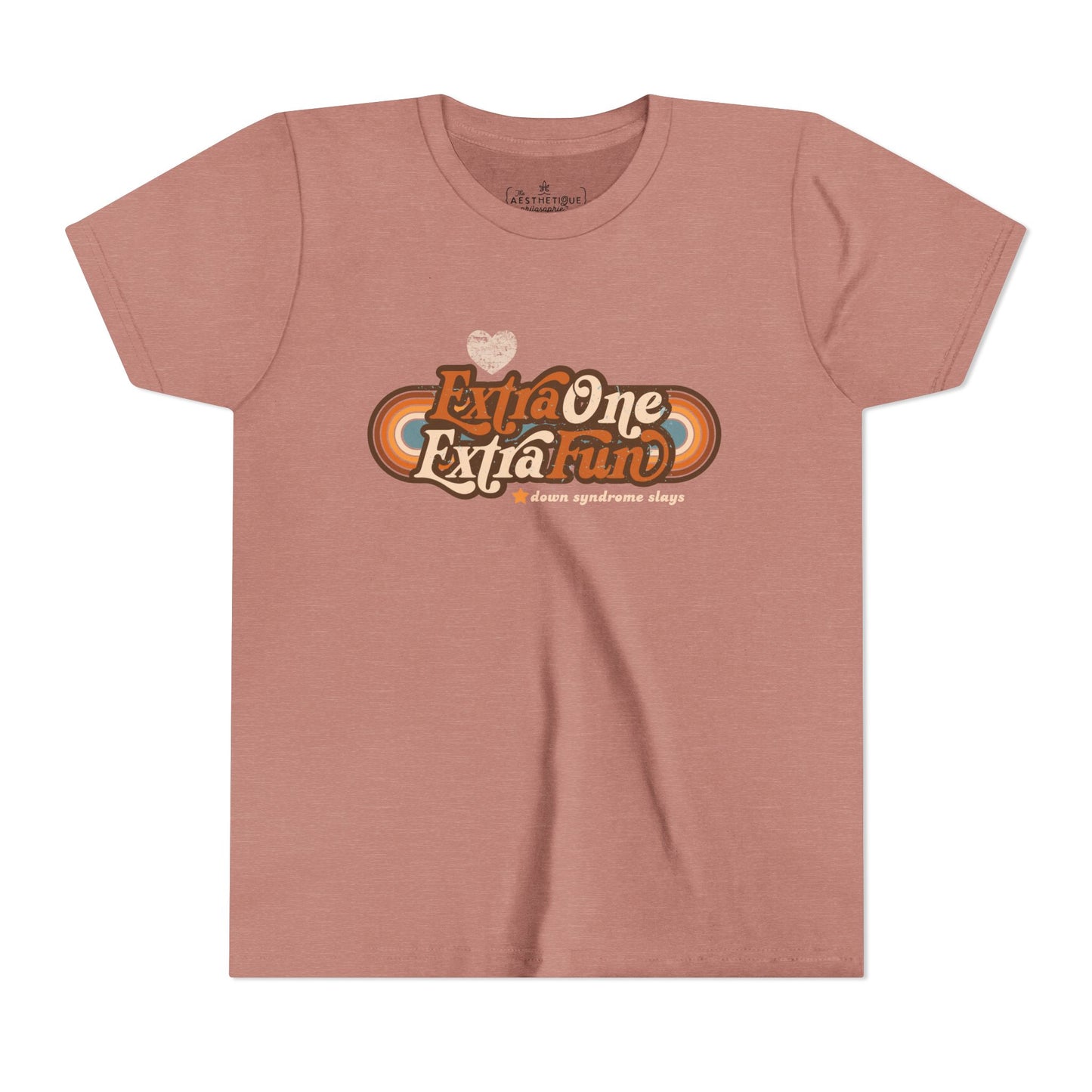 Extra One, Extra Fun DS Awareness - Youth Short Sleeve Tee