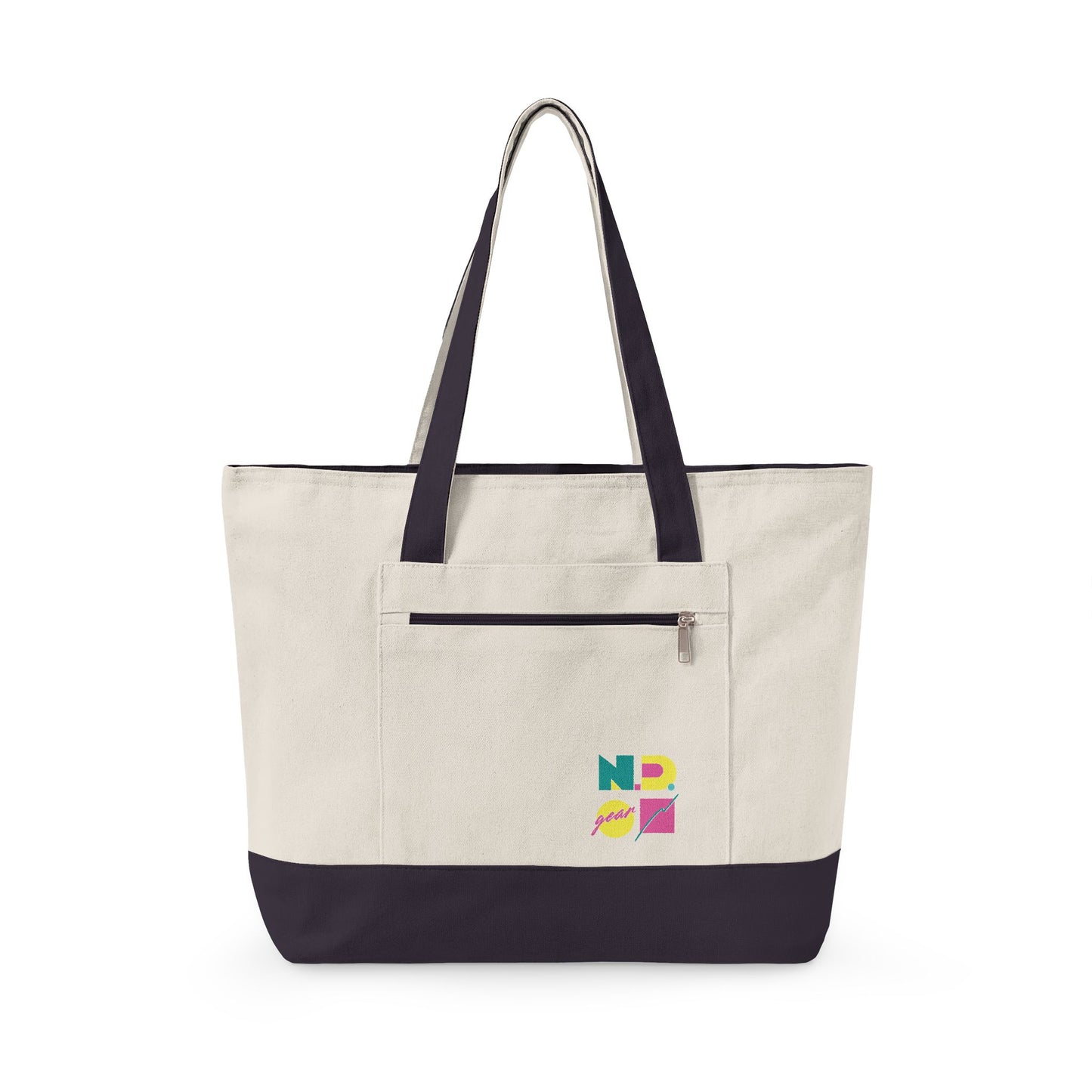 N.D. Gear - Fidgets, Snacks, Devices - Zippered Canvas Tote