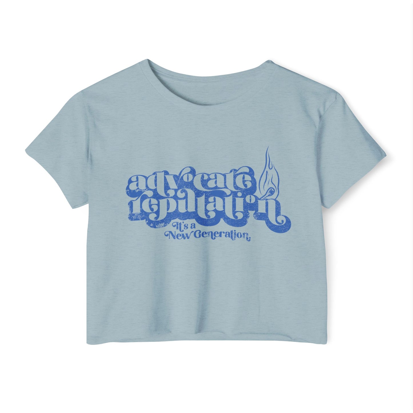 Advocate Reputation - It's a New Generation - Women's Crop Top Tee