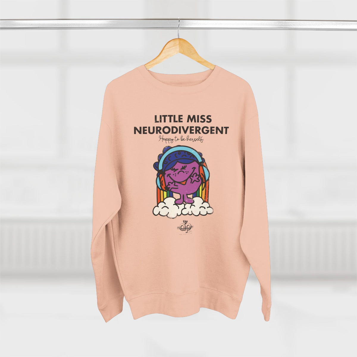 Little Miss Neurodivergent - Adult Unisex Crewneck Sweatshirt