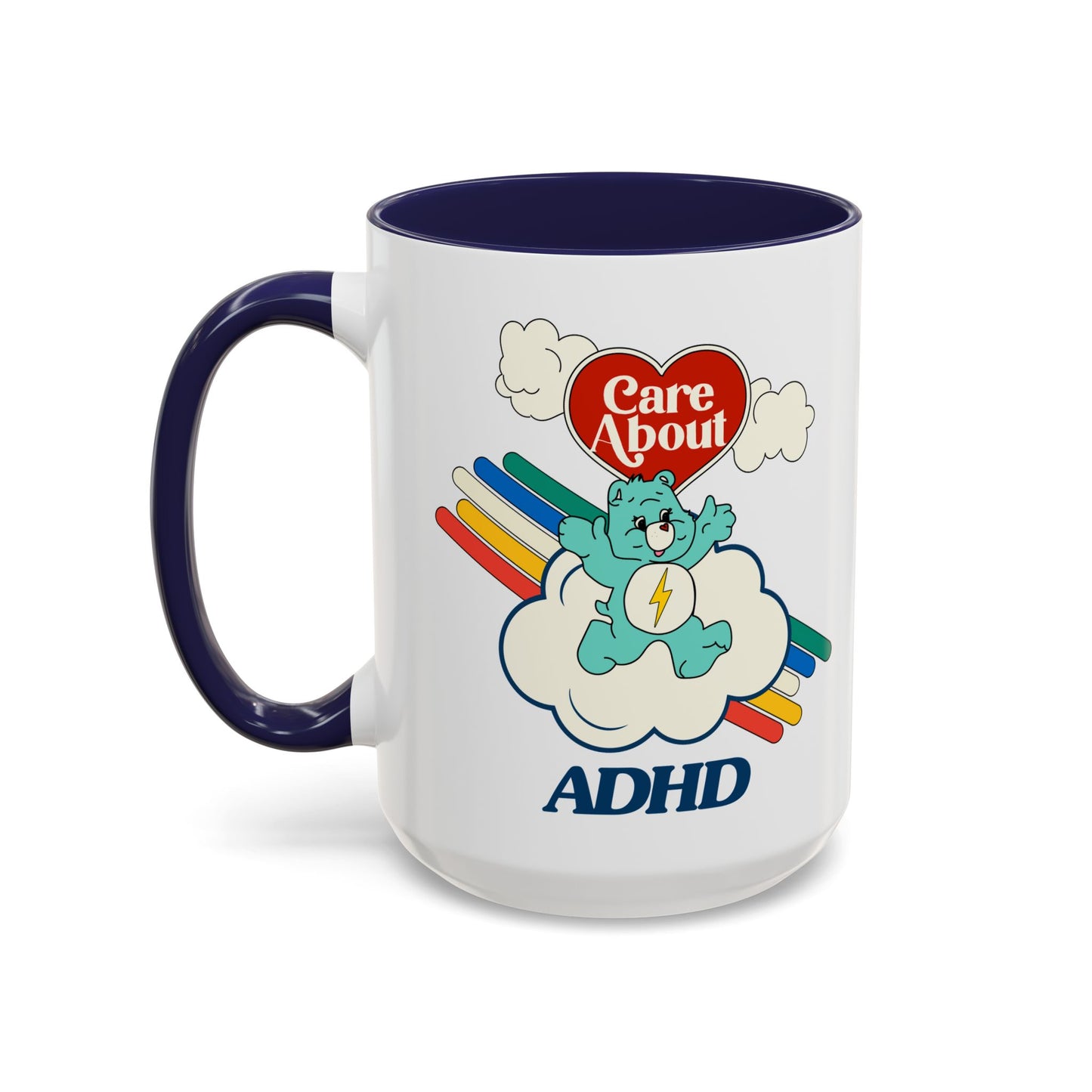 Care About ADHD - Disability Rights Accent Coffee Mug (11, 15oz)