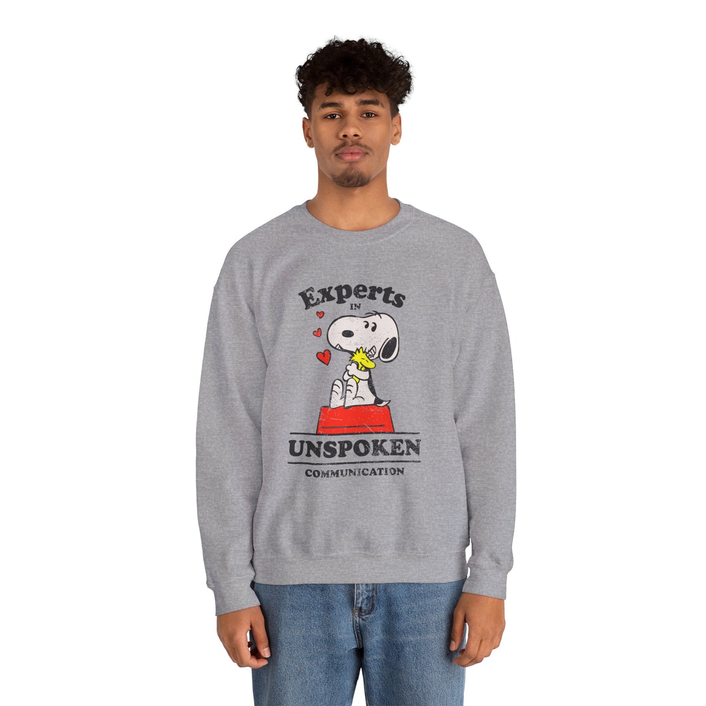 Experts in Unspoken Communication - Adult Unisex Heavy Blend™ Crewneck Sweatshirt