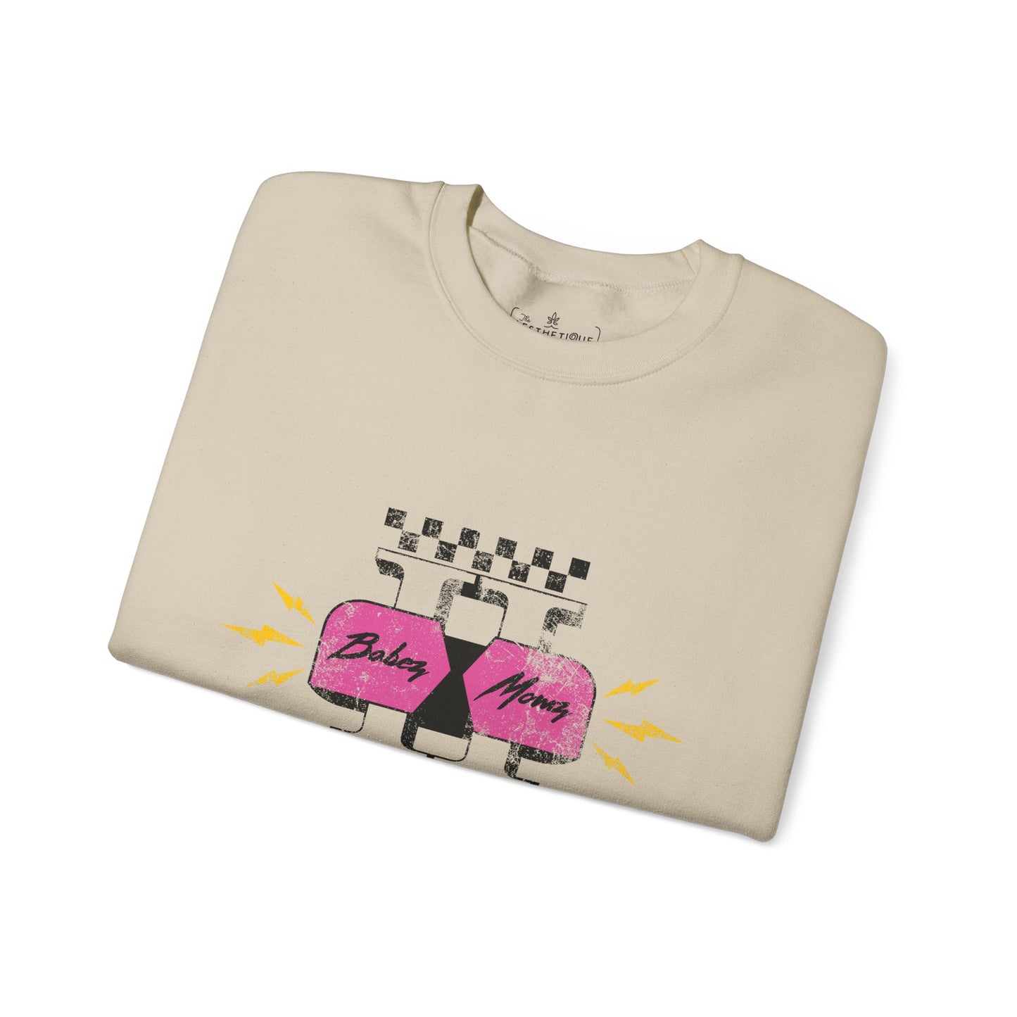 Babez II Momz 90s Music Throwback - Unisex Crewneck Sweatshirt