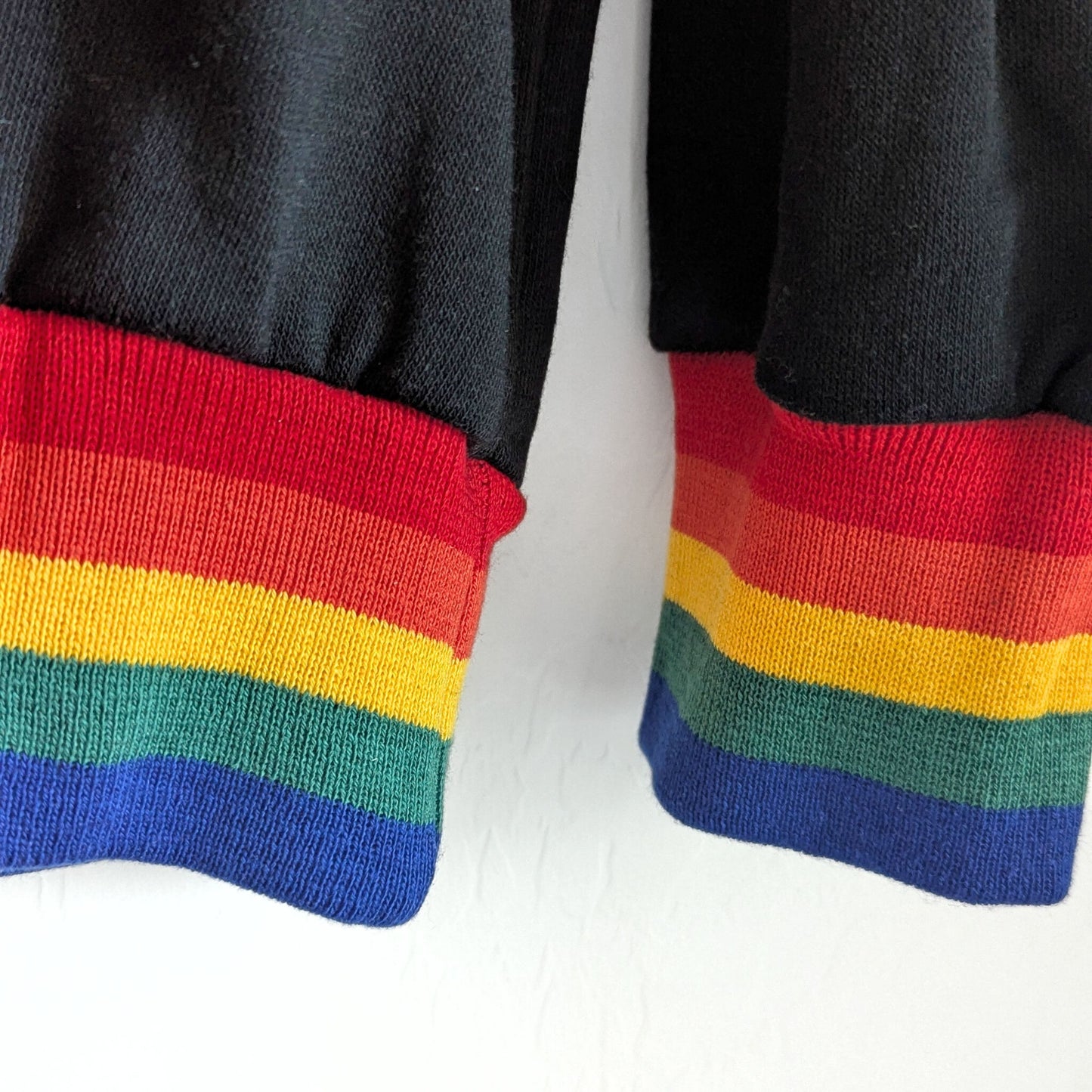 Autistic Joy is a Brite Lite - Shine that Magical Colorful Light - Adult Unisex Ribbed Rainbow Sweatshirt