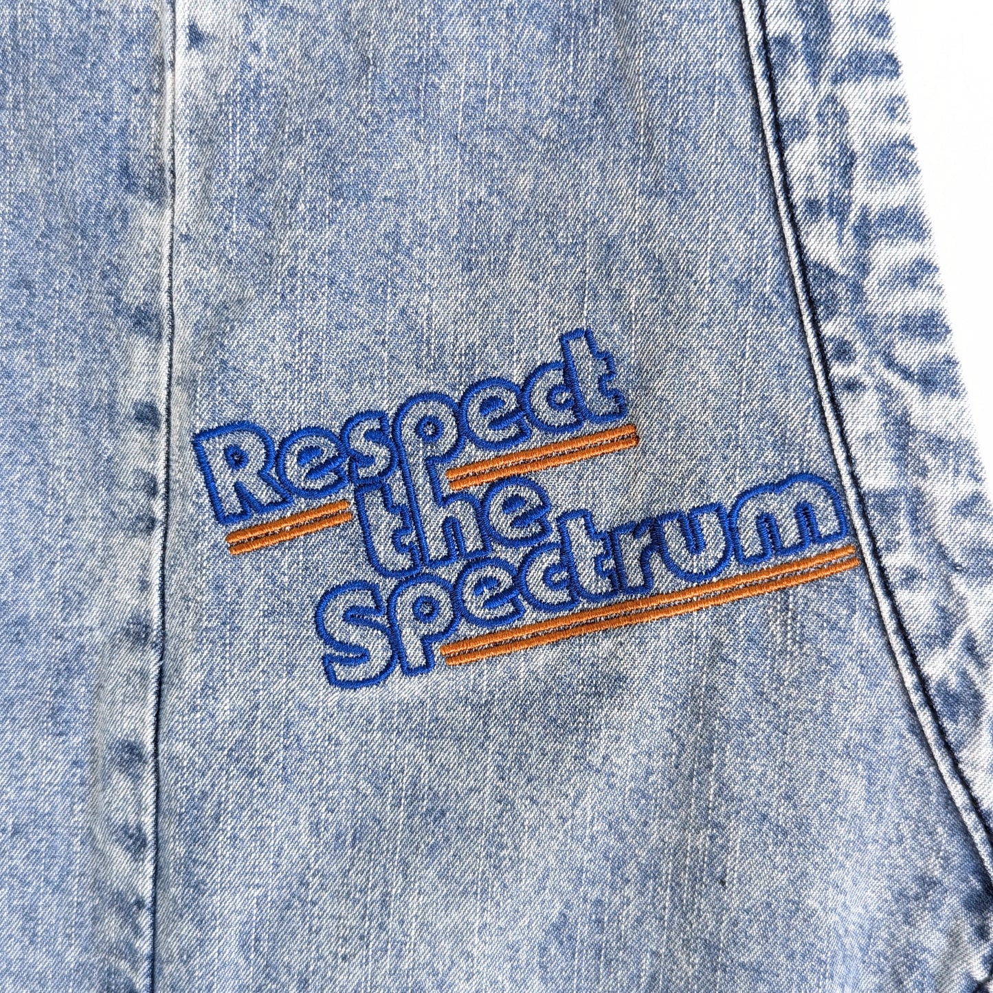 Women's Respect The Spectrum Acid Washed Jumpsuit/Romper/Overalls