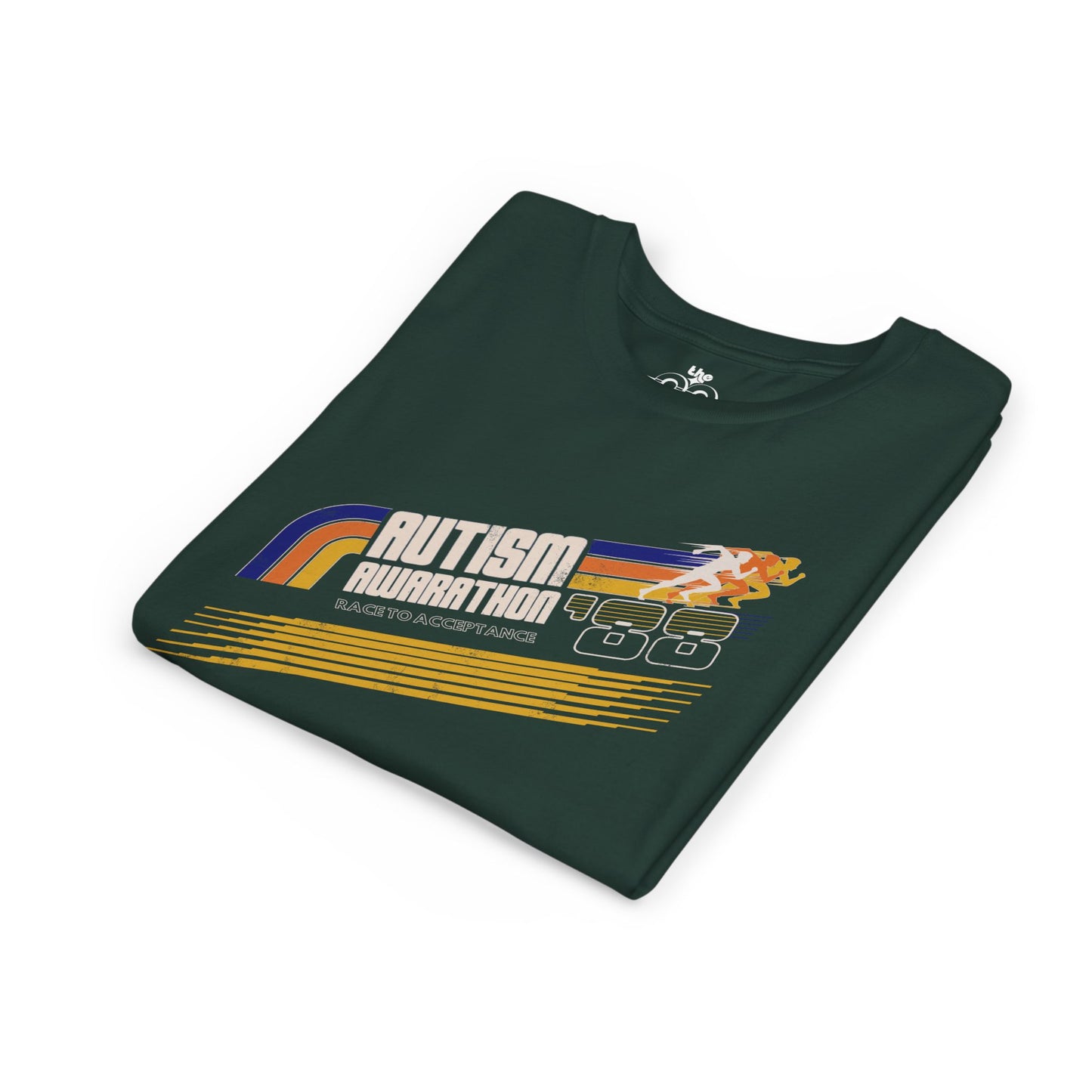 Autism Awarathon - Race to Acceptance - Youth Unisex Short Sleeve Tee